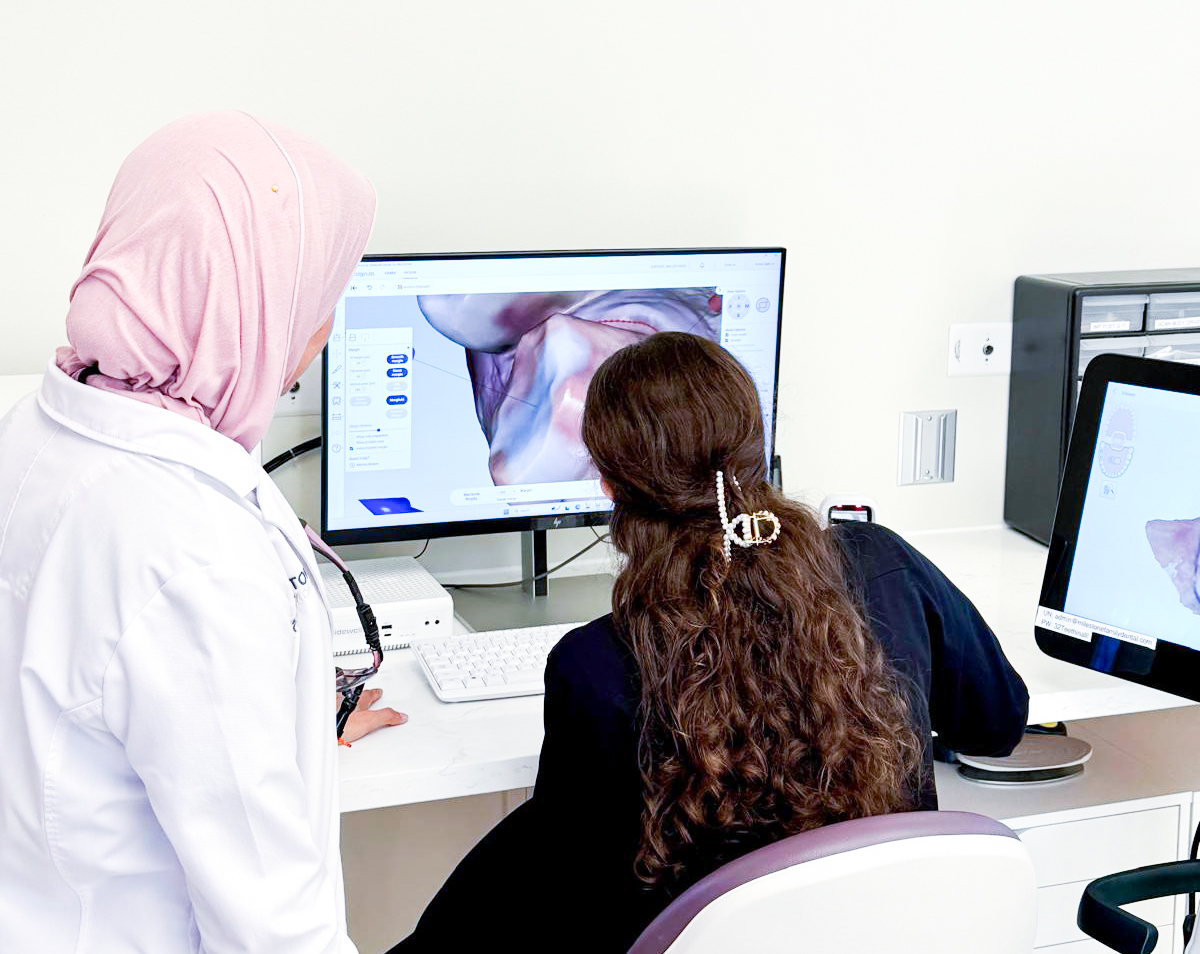 Dr. Sajid working with patients