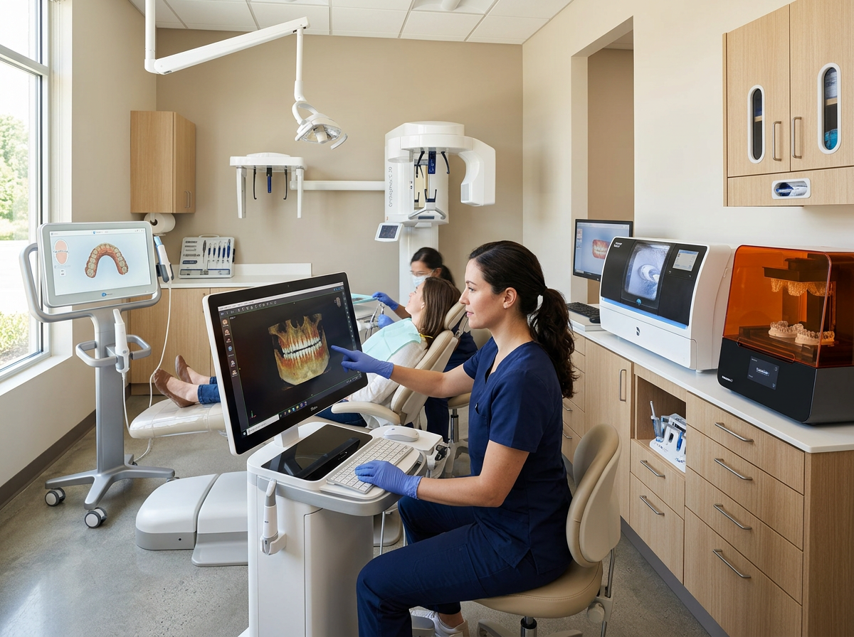 Complete digital workflow connecting scanning, imaging, design, and fabrication