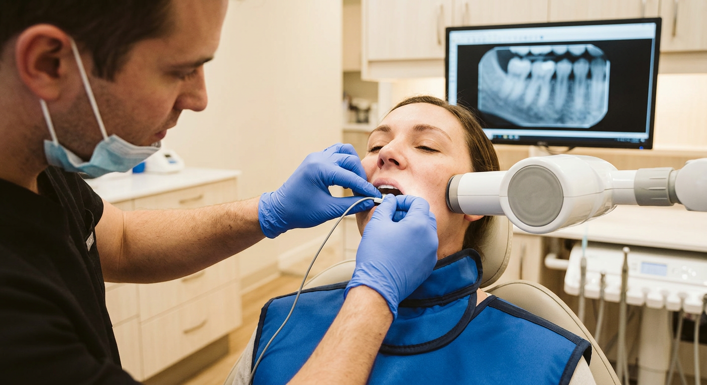 Digital X-rays providing instant high-clarity images at lower radiation